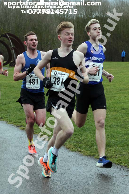Senior mens NECAA Road Relays Champs., Hetton Lyons Oark, Hetton-le-Hole. Photo: David T. Hewitson/Sports for All Pics